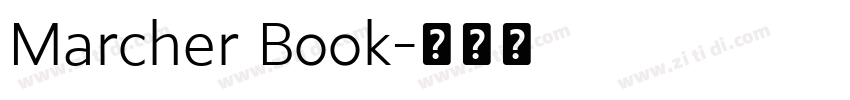 Marcher Book字体转换